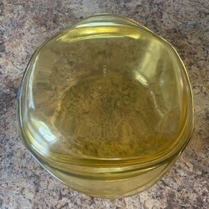 Vintage Pyr-O-Rey Clear Square Casserole Lid 3055 fits 2 Quart Dynaware Dishes
